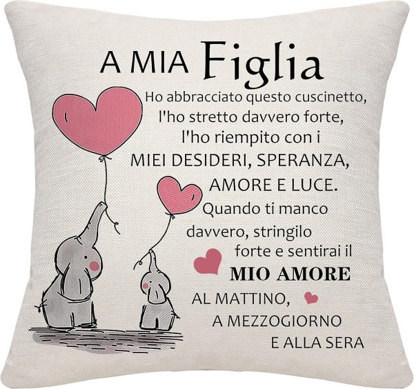 Bommex cuscino A mia figlia 4,3 Recensione